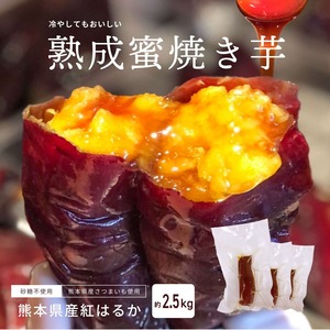 紅はるか 2.5kg 熟成蜜焼き芋 熊本県産