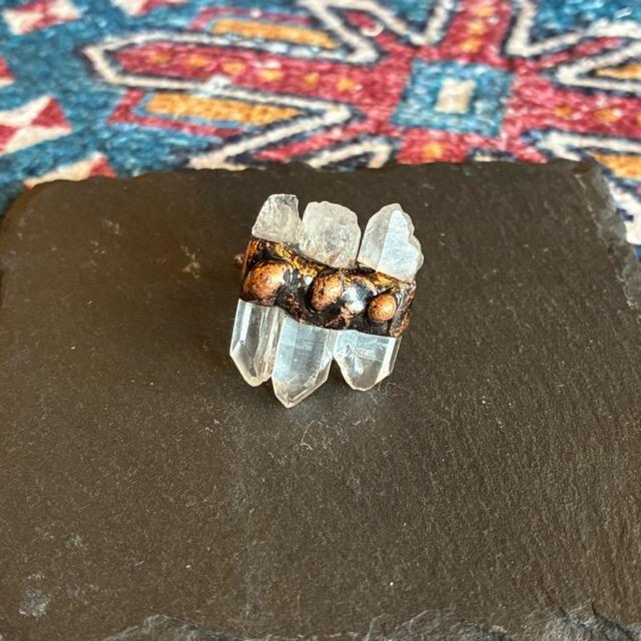 TOPANGA Jewelry 　ジェムストーンリング　クリスタル　全2種　14号　15号　指輪　アクセサリー　ジュエリー　プレゼント　レディース　ギフト