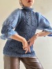 1970s Vintage Mohair Bell Sleeves Knit Top