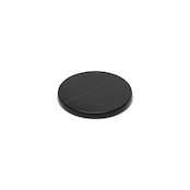 MARBLE CIRCLE COASTER - Nero marquina