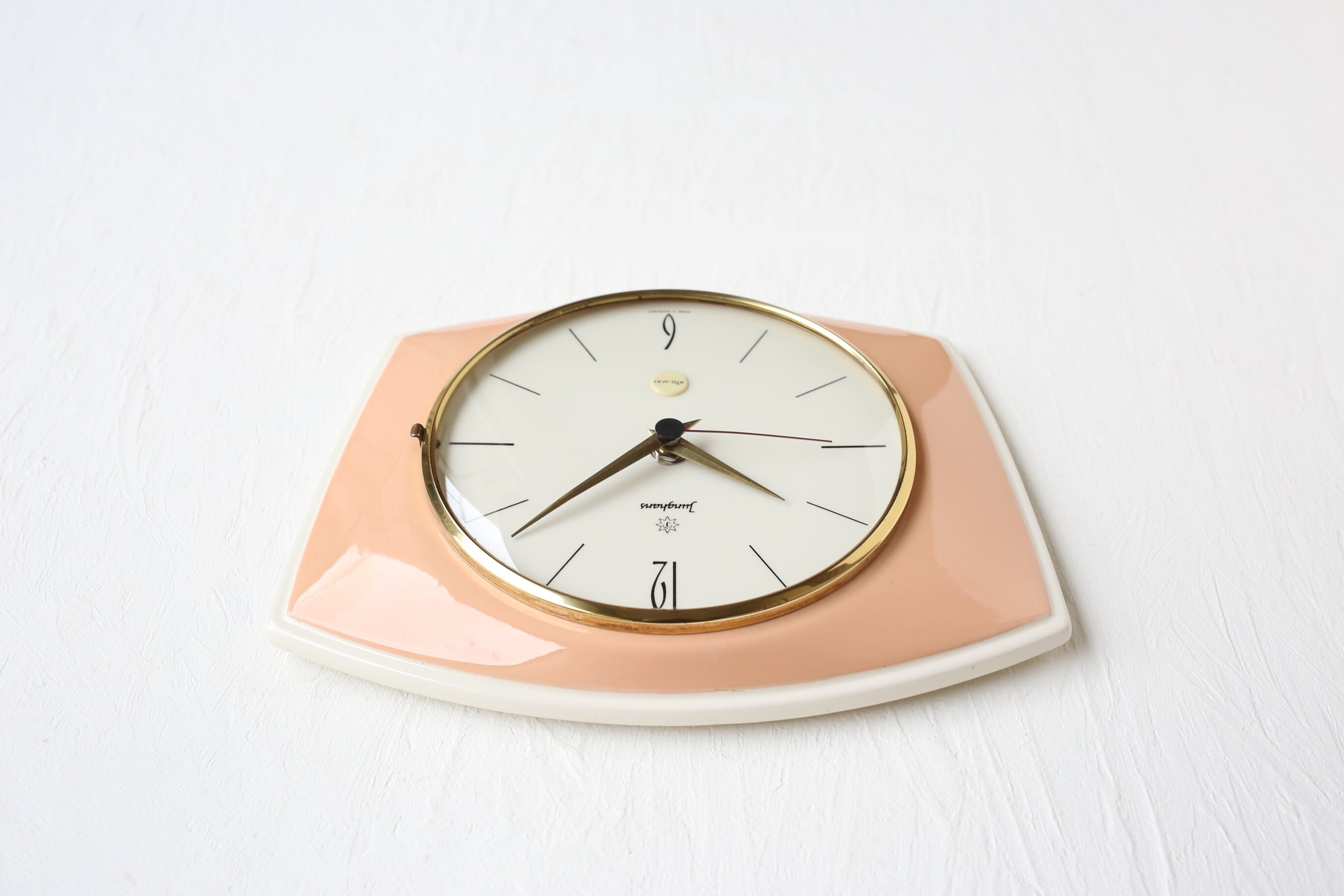 ドイツ アンティーク ヴィンテージ Junghans ユンハンス 陶器 掛時計