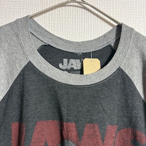 JAWS ムービー 七分袖 ラグラン Tシャツ