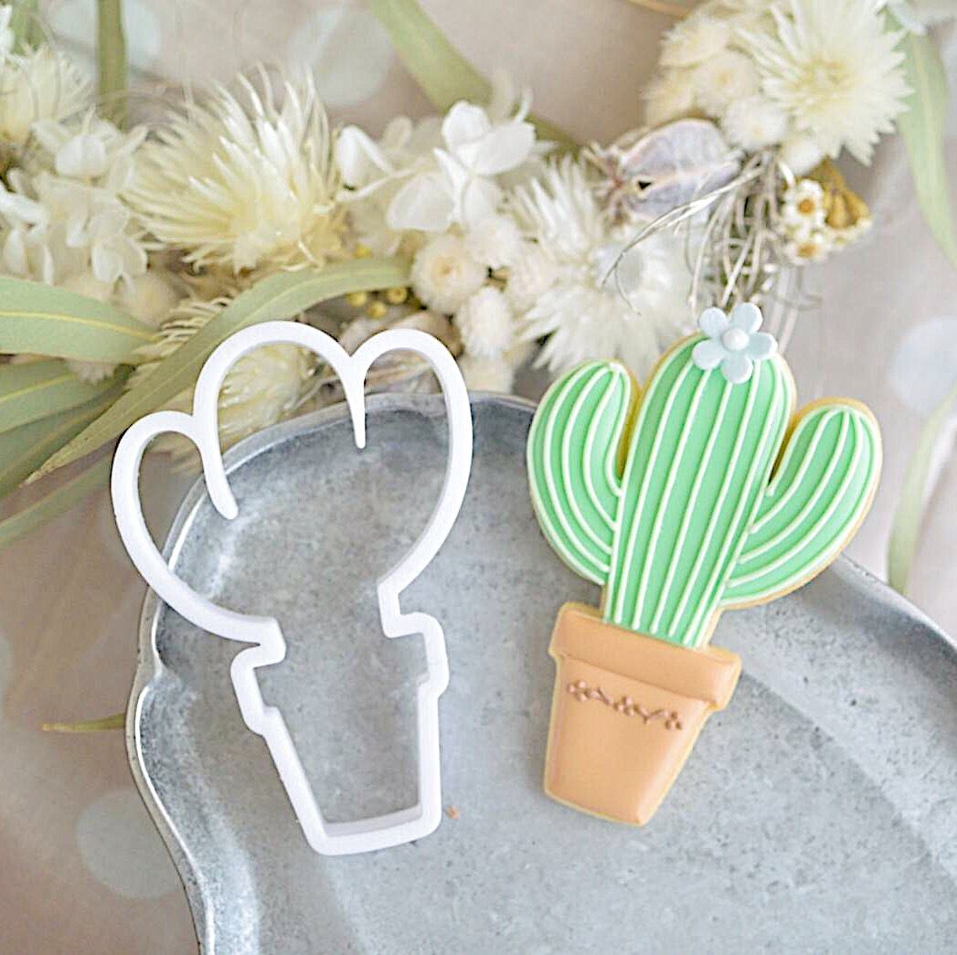 Marble Cookieさま専用 鉢入りサボテン② / cactus【クッキーカッター cookie cutter
