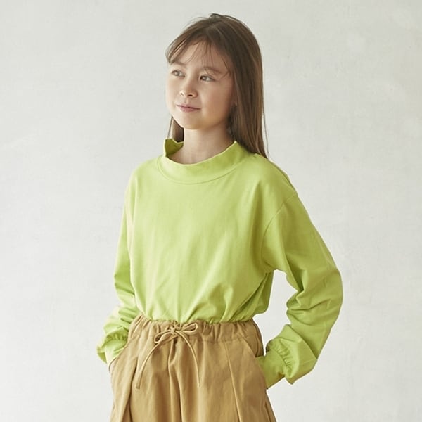 Undeny. Petit H/N Tee【110-160cm】Yellow Green