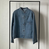 【受注予約:9月上旬入荷予定】スタンドカラーツイルデニムJK/ライトブルー