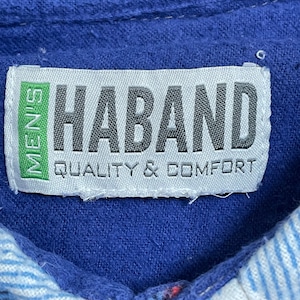 【HABAND】ネルシャツ 長袖 フランネルシャツ カジュアルシャツ チェック柄 柄シャツ XL相当 US古着