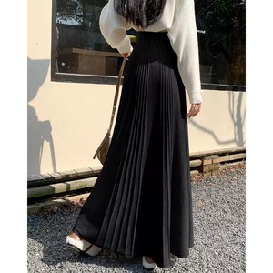 ニット Aライン ロング スカート 10296