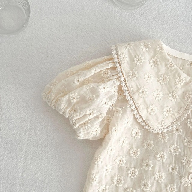 【取寄】着回し力抜群!花柄が甘々で可愛すぎるブラウスとサスペンダーパンツ