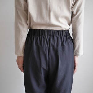 cotton tuck pants　コットンタックパンツ　evam eva