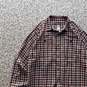 Patagonia / ORGANIC COTTON check shirt  size M