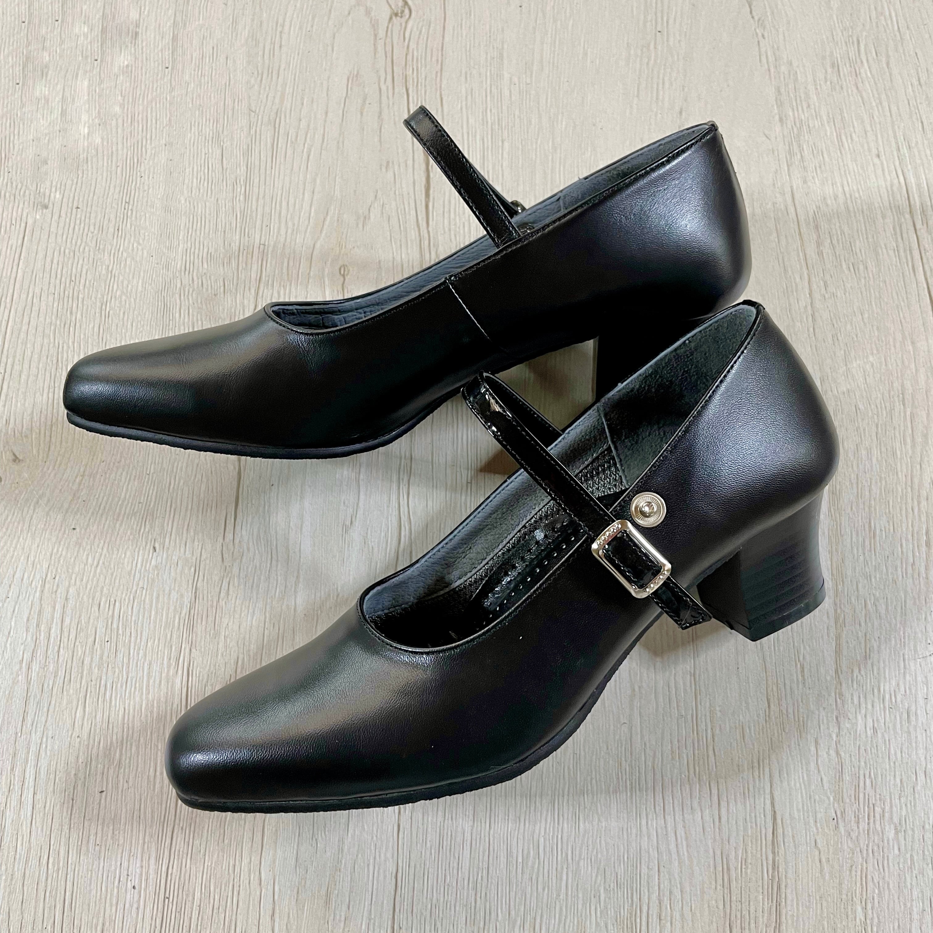 【21.0cm】メリージェーンストラップパンプス