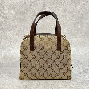 GUCCI グッチ 124542 GGキャンバス ハンドバッグ ベージュ 6011-202201