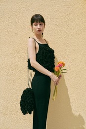 Thick Velvet Loop Monster Cami Hand Knit