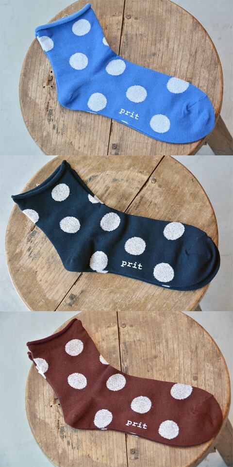 prit(プリット)ドットソックス(02860)全3色
