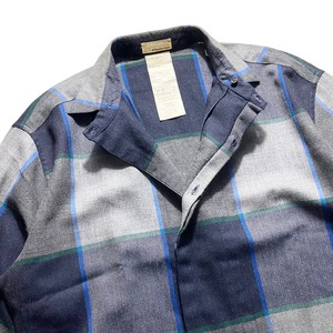 vintage GIANNI VERSACE off-set wool shirt