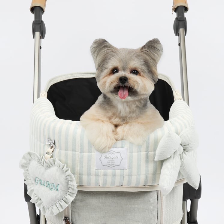 即納【ritogato】Chou ribbon Buggy Coverup Guard (Mint)