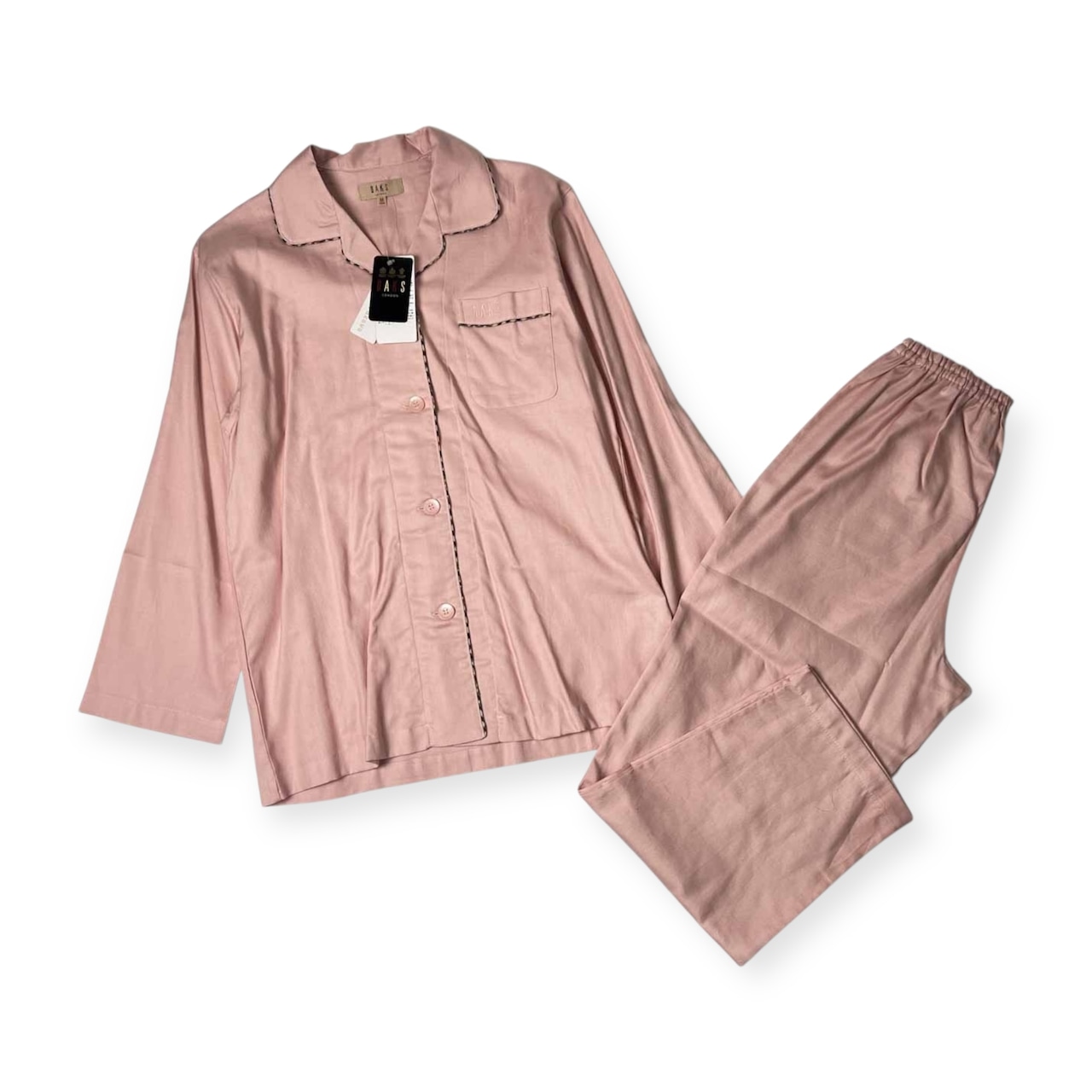 新品 タグ付き 上下 DAKS ダックス パジャマ ルームウェア M /ピンク レディース