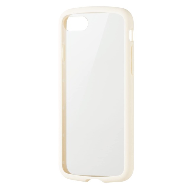 エレコム iPhone SE (第2世代/第3世代) / 8 / 7 用 ケース 耐衝撃 背面クリア TOUGH SLIM LITE アイボリー PM-A22STSLFCGIV