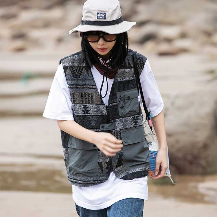 メンズ ネイティブ柄アウトドアベスト | indulgence | メンズ