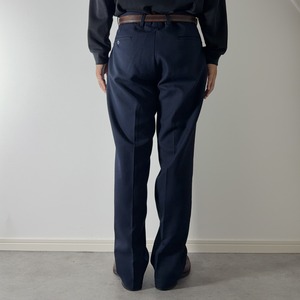 80s Levi's ACTION SLACKS NAVY "made in USA"  [W34.5L29.5相当] 古着