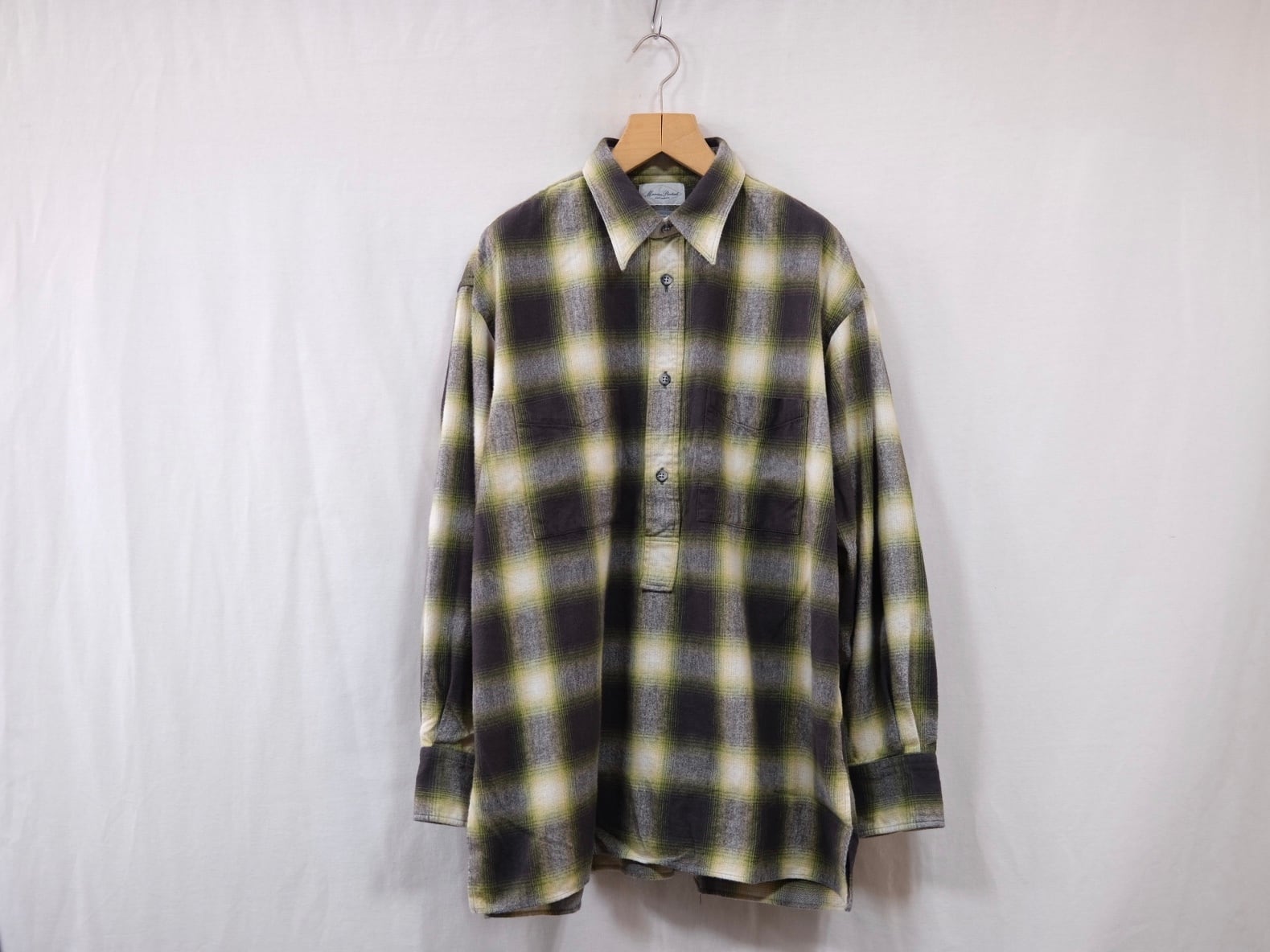 Marvine pontiak W POCKET P/O シャツ Marvine Pontiak shirt makers” W Pocket P/O SH A(Regular)” | Lapel