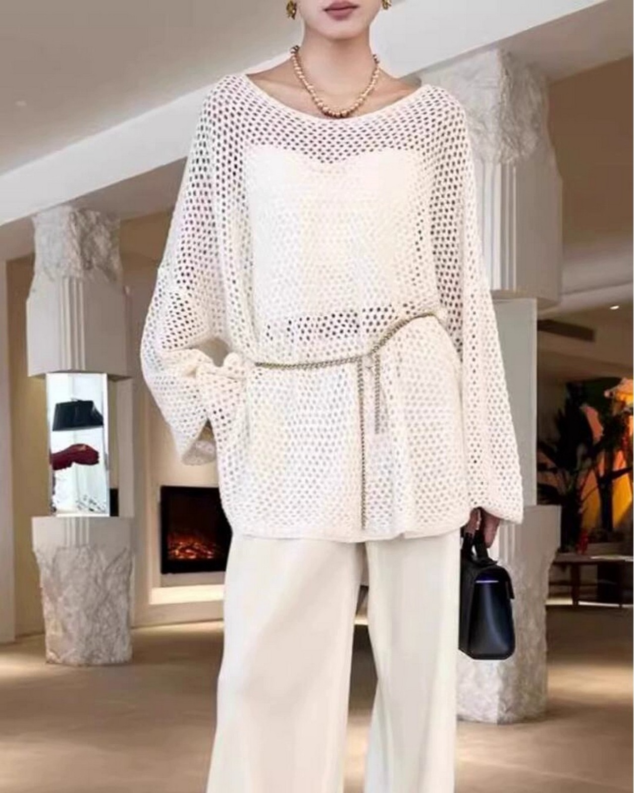 シアーメッシュニット 2color A0196 - 3