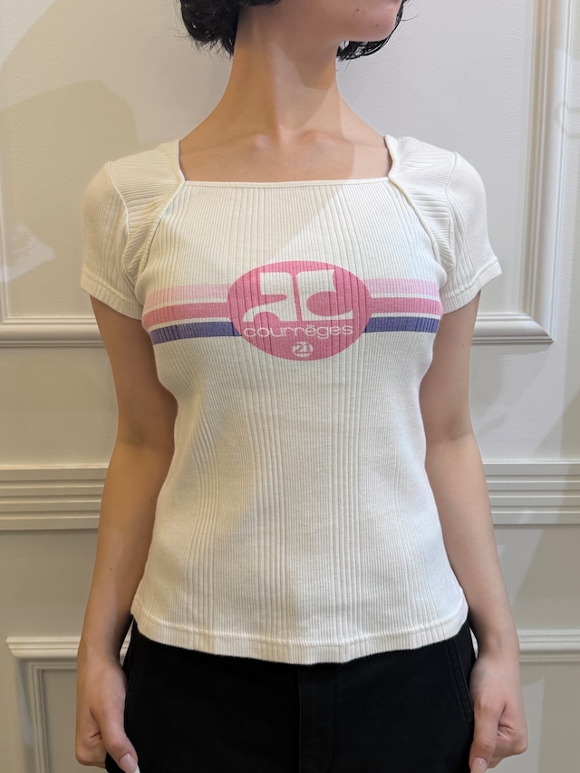 courreges / Logo T-shirt (O)