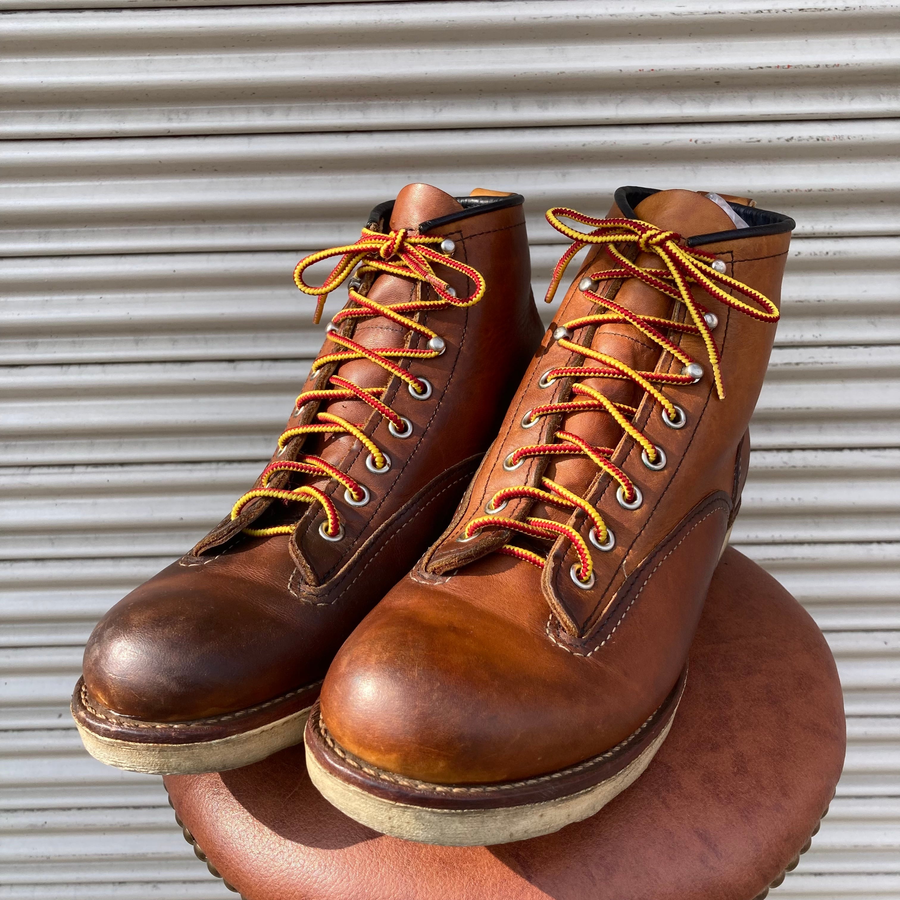 RED WING ワークブーツ ブラウン レザー（MEN