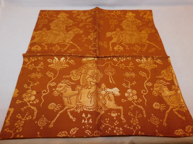 徳斎の袱紗 a small silk cloth used in the tea ceremony (No2)