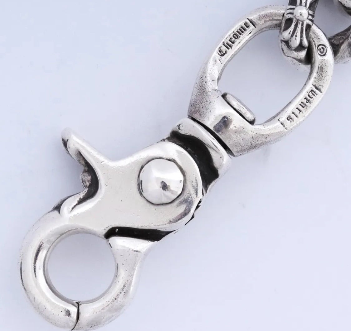 CHROME HEARTS クロムハーツ ファンシーウォレットチェーン クロス