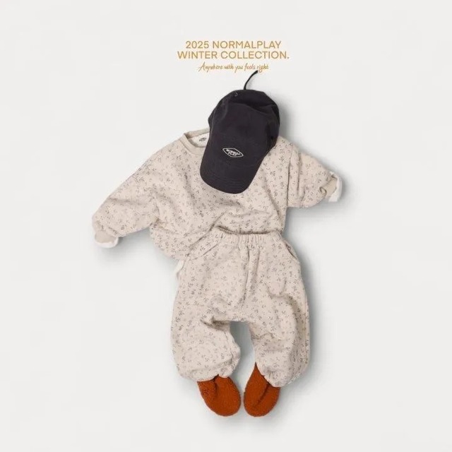 《予約》normal play ¨ violet flower jogger pants