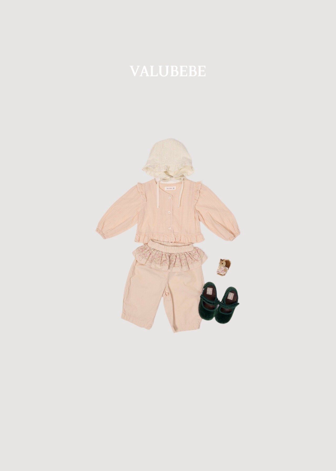 送料無料【予約】/ ミコレースボンネットハット / valubebe