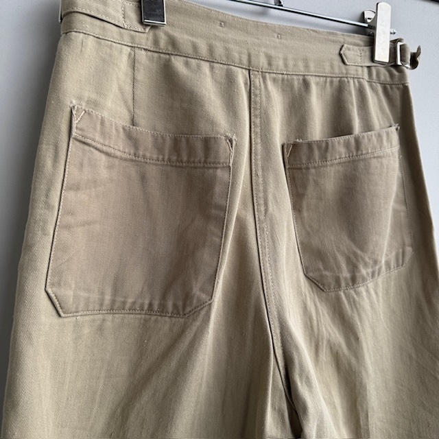 オーストラリア軍 Australian Army グルカパンツ 50s カーキドリル 2プリーツ ミリタリー ヴィンテージ古着 画像7