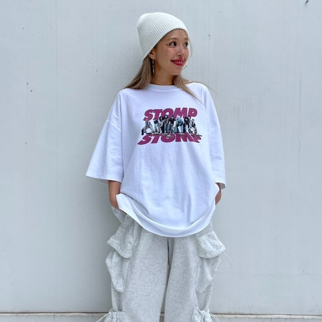 ‘STOMP’wide tee#6306
