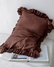 静かに整う 天然リネンクッション