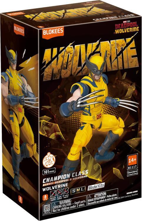 プラモ】BLOKEES Deadpool & Wolverine Champion Class CC05 Wolverine