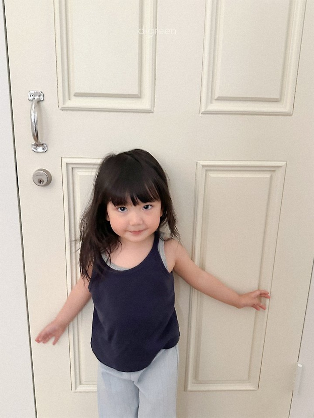 [DIGREEN] Eyelet Sleeveless Top / [디그린] 아일렛나시