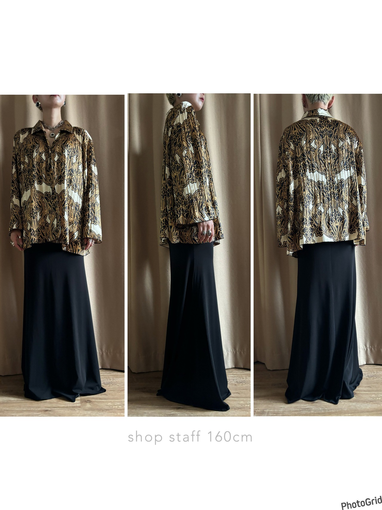 JACLYN SMITH pleats shirt-4386-10