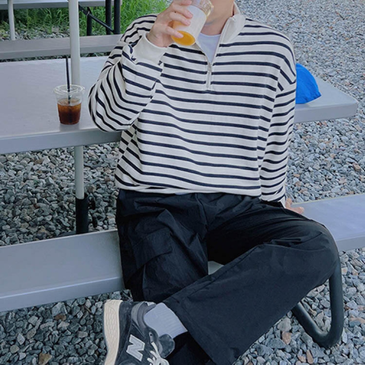 ジップボーダースウェット　MT0080145