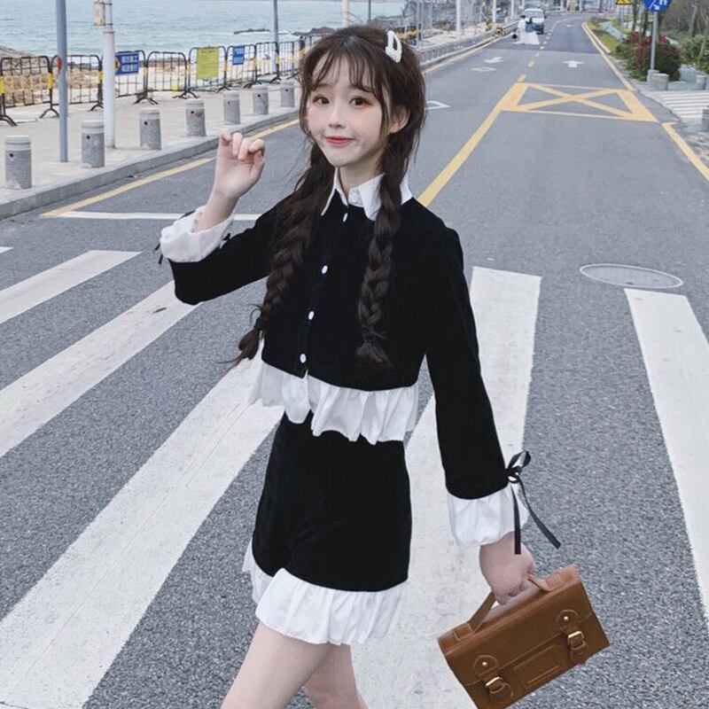 スプリングオータムスタイルレッドパンツ ショーツ トップス セット 春物 秋物 ブルマー 萌量不足39968788381