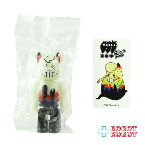 メディコム ベアブリック BE@RBRICK 100% [シリーズ37] エイリアンズ パーク  未開封 ♦︎４号店商品