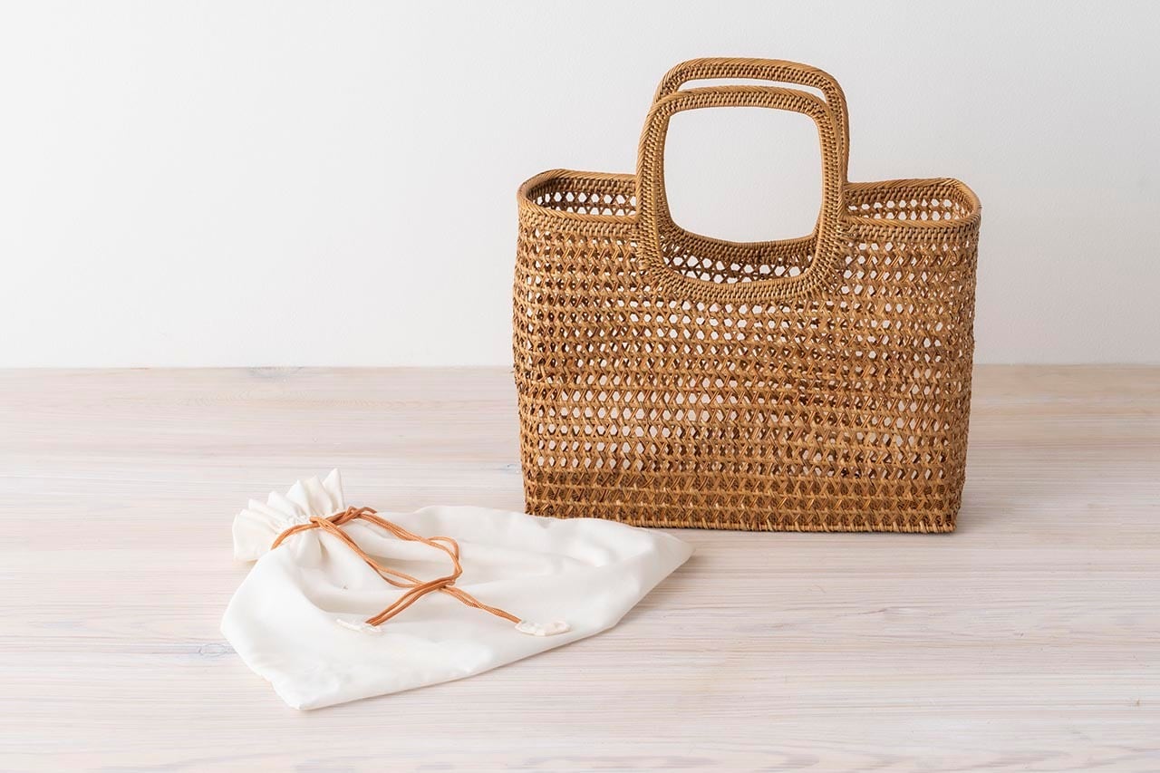 hint hint かごバッグ「BAG11」大（2色） | 中村江里子セレクション
