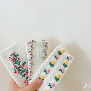 «sold out» retro rose socks 3set レトロローズソックス