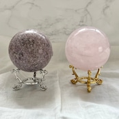 スフィアスタンドL*天然石のスタンド*丸玉台座