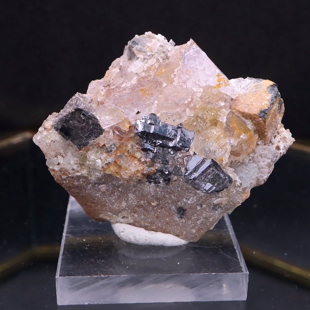 蛍石 ガレナ ニューメキシコ アメリカ産 フローライト 方鉛鉱 原石 26,5g FL264　鉱物　天然石　パワーストーン