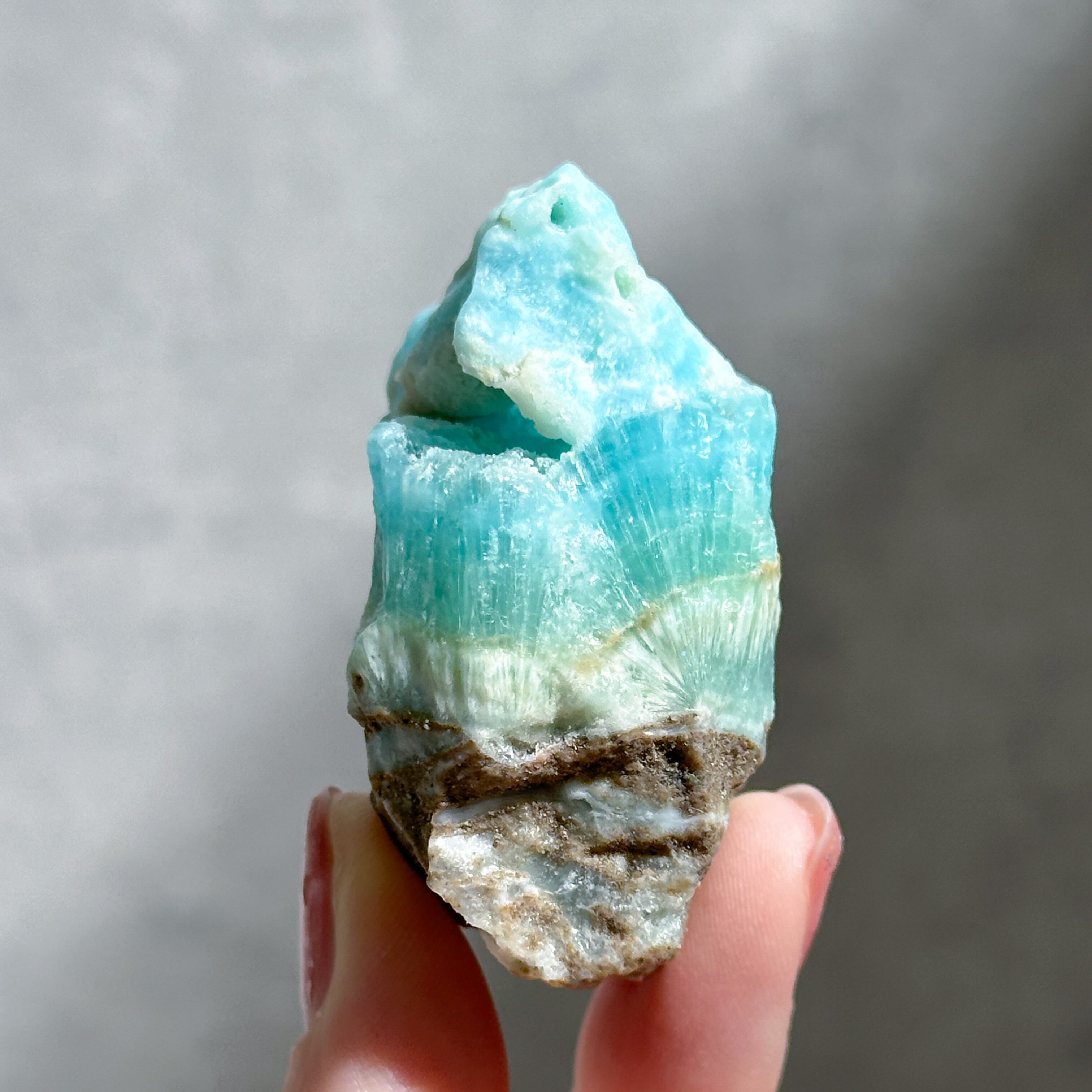 ブルーアラゴナイト 原石44◇Blue Aragonite◇天然石・鉱物
