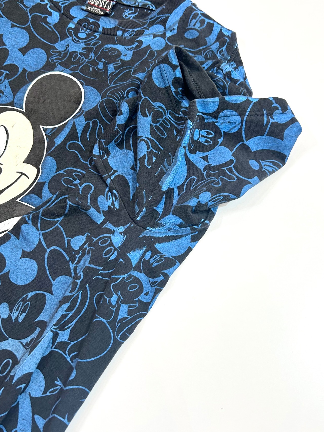90s MICKEY "All OVER PATTERN"Tee MADE IN USA Size L