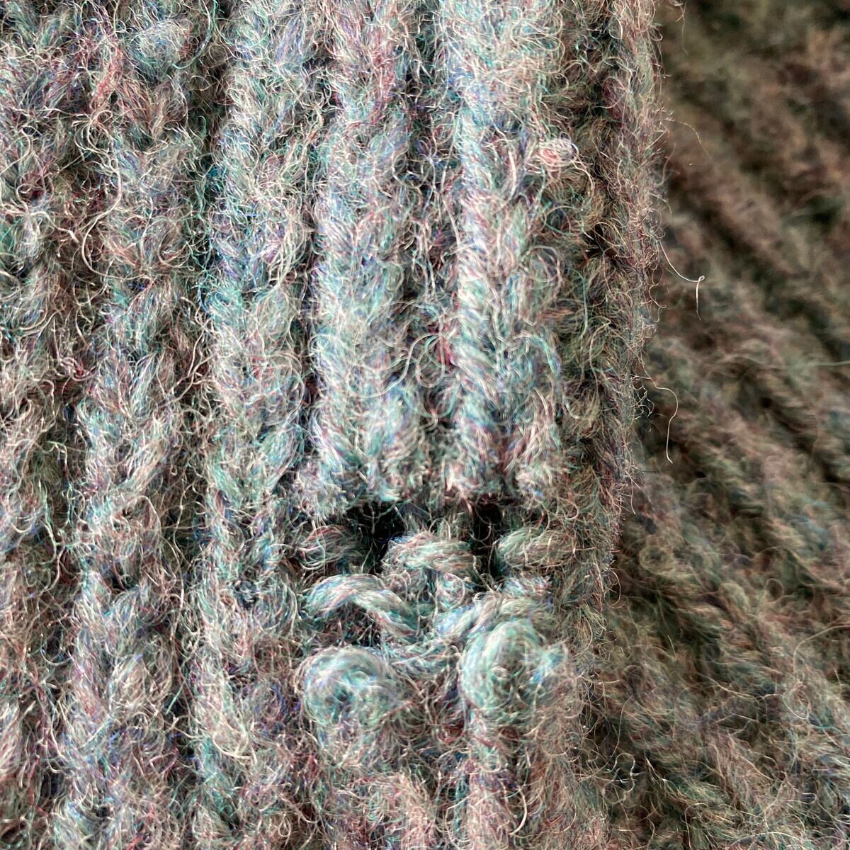 アイルランド製 Eweeare フィッシャーマン ウールニットセーター  