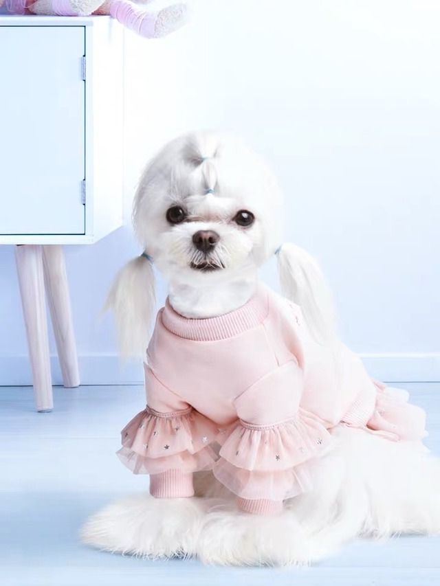 チュールマカロンワンピース