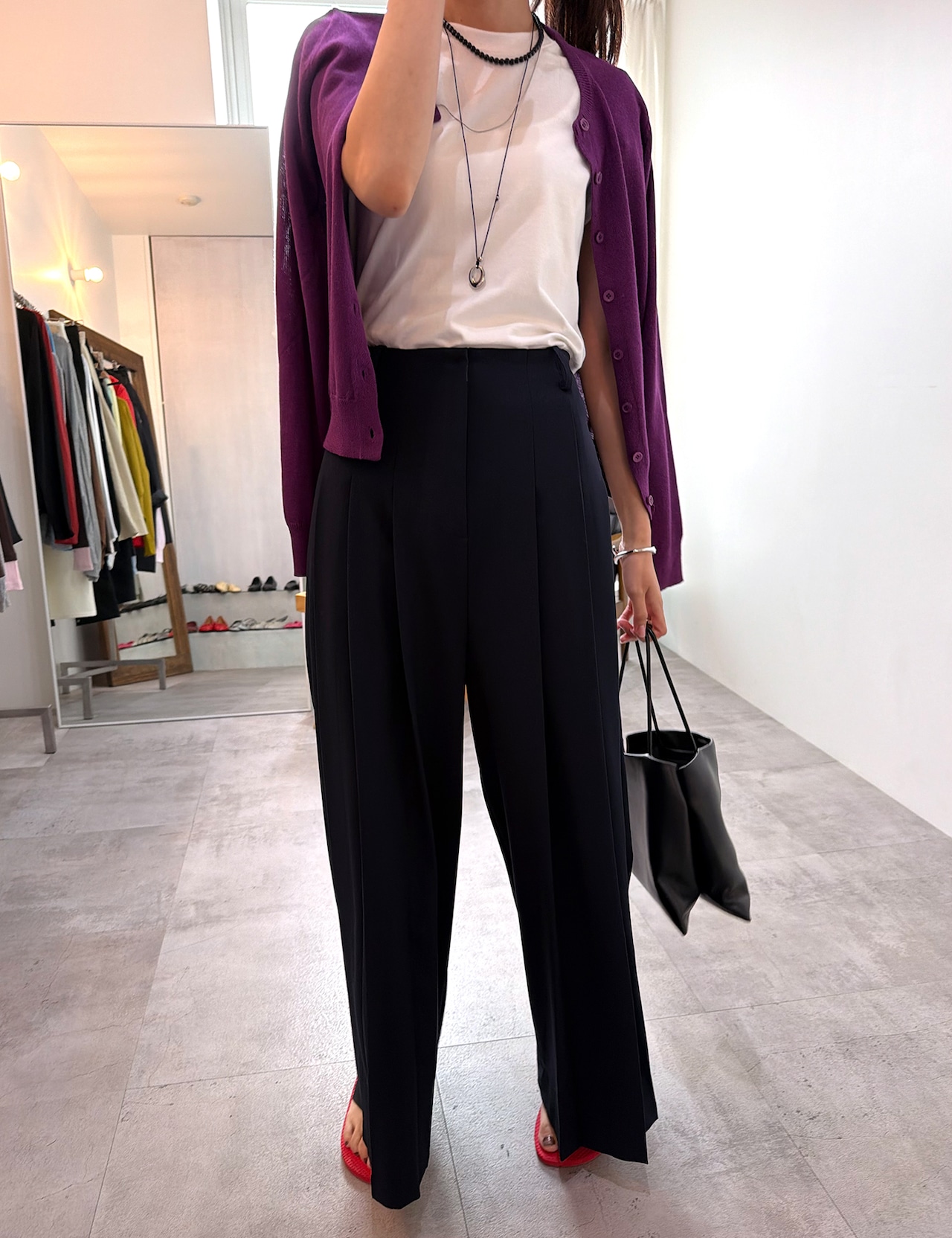 【新作5%OFF・3日間】High TR Slacks_2colors